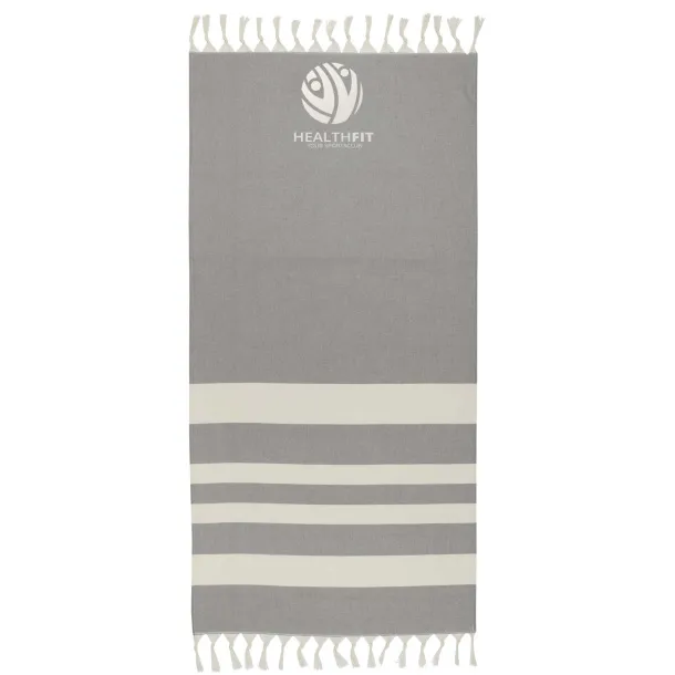 Anders hammam towel 147 x 75.5 cm Solid black