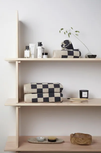 VINGA Elba ručnik od OCS organskog pamuka, set od 4 kom - 500 g/m² - Vinga grey, beige 13-0401 TCX