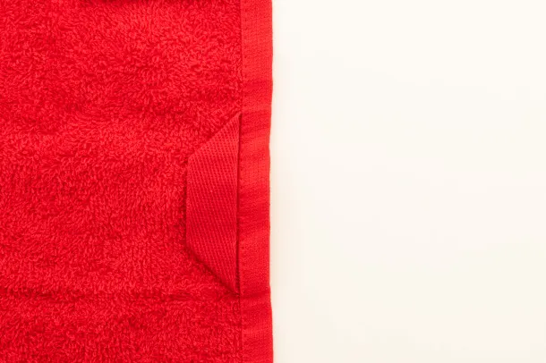 Terry L cotton terry towel - 70×140 cm Red