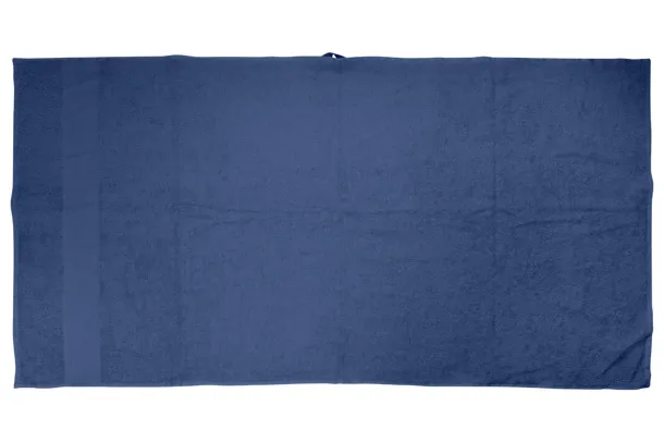 Terry L cotton terry towel - 70×140 cm Dark blue