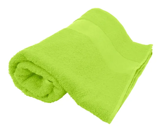 Terry L cotton terry towel - 70×140 cm Lime green
