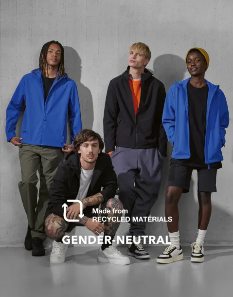 Reset 3Lr softshell jakna s kapuljačom - B&C Outerwear