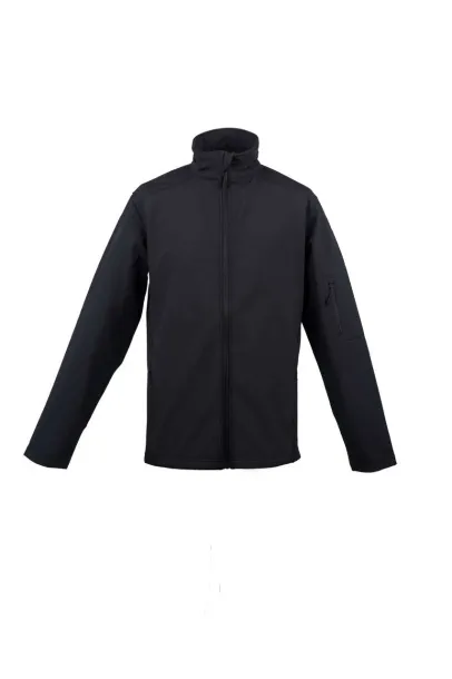  Muška troslojna softshell jakna - Legend Classics Crna