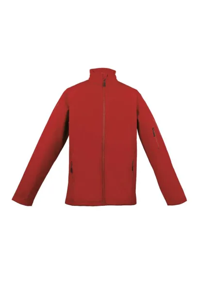  Muška troslojna softshell jakna - Legend Classics Crvena