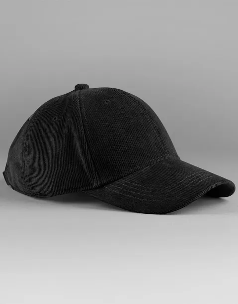 EarthAware® Organic Cord Baseball Cap - Beechfield Black