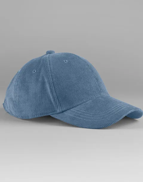 EarthAware® baseball šilterica od organskog samta - 6 panela - Beechfield Slate Blue