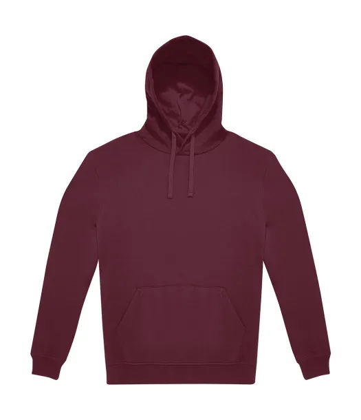  Hoodie s kapuljačom, 280 g/m² - B&C burgundac