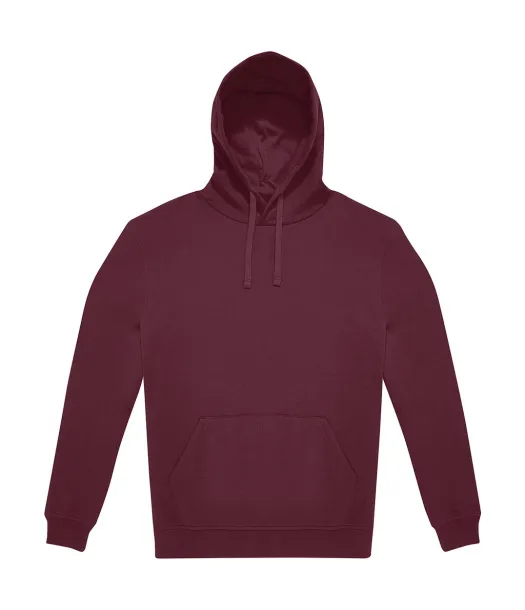  Hoodie s kapuljačom, 280 g/m² - B&C burgundac