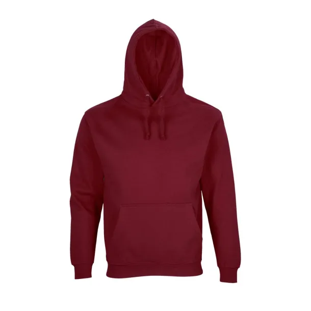 SOL'S CONDOR TUBE unisex majica s kapuljačom, 280 g/m² - SOL'S burgundac