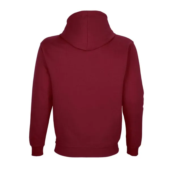 SOL'S CONDOR TUBE unisex majica s kapuljačom, 280 g/m² - SOL'S burgundac