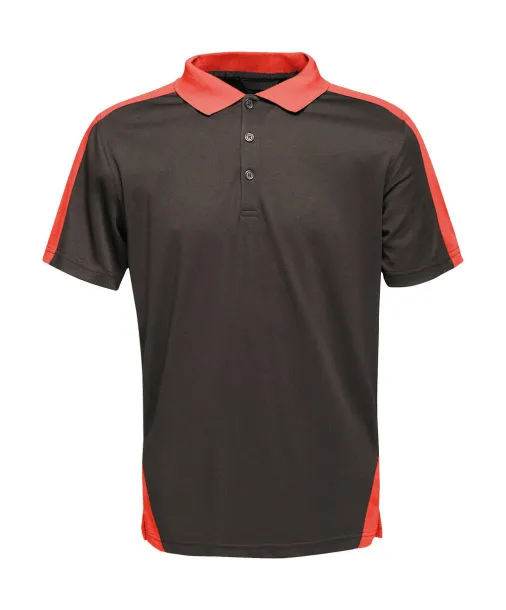  Contrast Coolweave Polo - Regatta Professional Black Klasična crvena