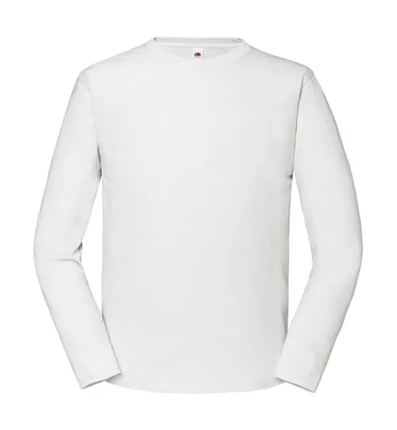 Iconic Iconic 195 Ringspun Premium Long Sleeve T - Fruit of the Loom Bijela