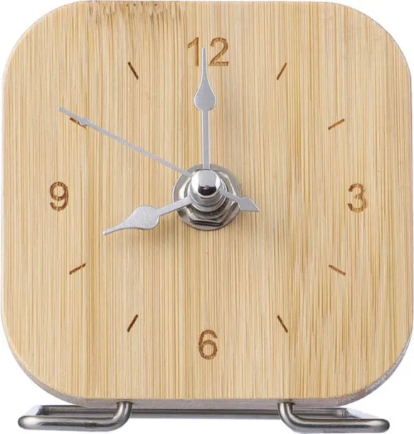 Jenny Bamboo clock brown