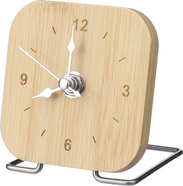 Jenny Bamboo clock brown