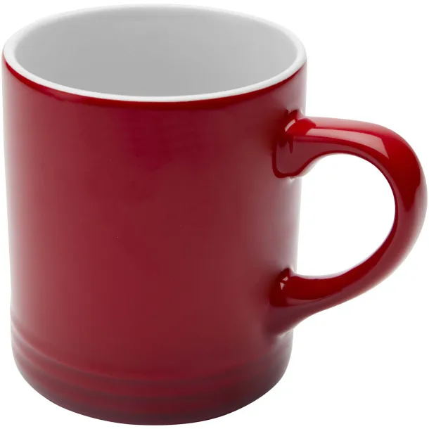 Laguna 330 ml ceramic mug Red