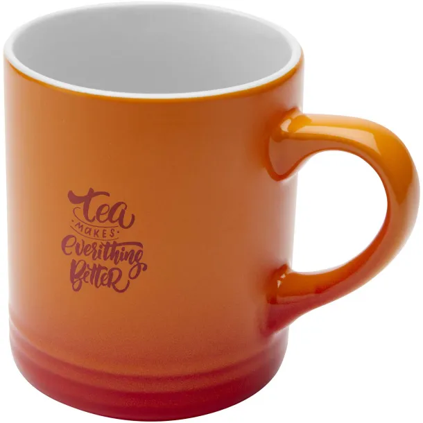 Laguna 330 ml ceramic mug Orange