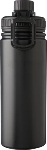 Chad Stainless steel double-walled drinking bottle 500 ml black