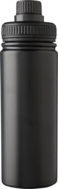 Chad Stainless steel double-walled drinking bottle 500 ml black