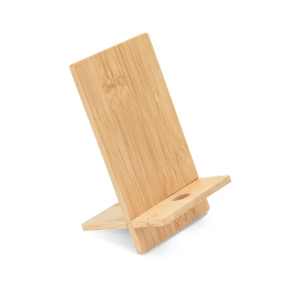 GALEN Bamboo mobile phone holder, detachable into two parts Natural