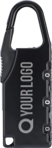 April Zinc alloy numeric padlock Crna