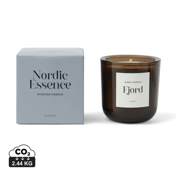 Nordic essence scented candle large - Vinga Blue Dark brown