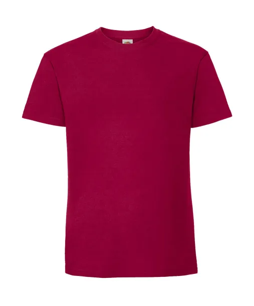  Kratka majica od prstenastog pamuka, 195 g/m² - Fruit of the Loom Cranberry