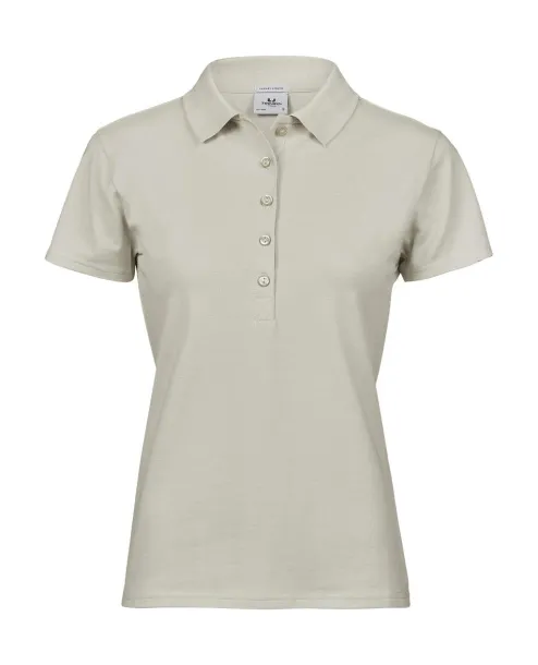  Ladies Luxury Stretch Polo - Tee Jays Cement