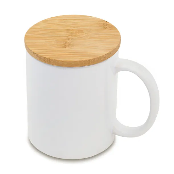 LUND ceramic mug White