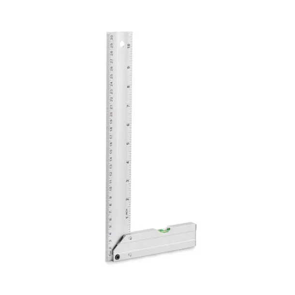 MEJURE Aluminium level ruler 30 cm Silver