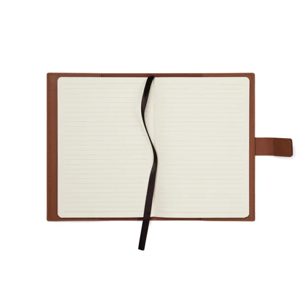 VINGA Timo PU RCS RPET notes, cca A5 - Vinga brown