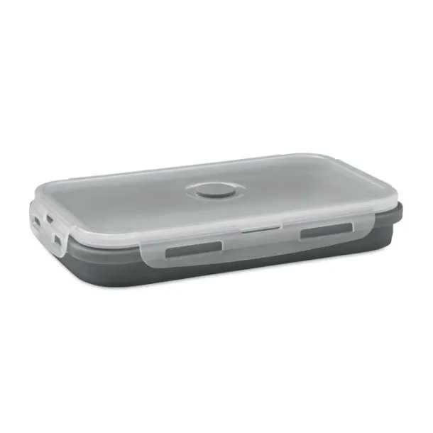 KOLAPSO Collapsible silicone lunch box stone grey
