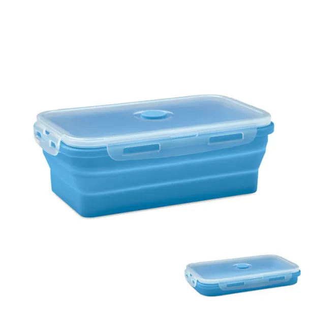 KOLAPSO sklopiva silikonska kutija za hranu baby blue