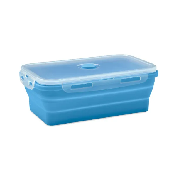 KOLAPSO sklopiva silikonska kutija za hranu baby blue