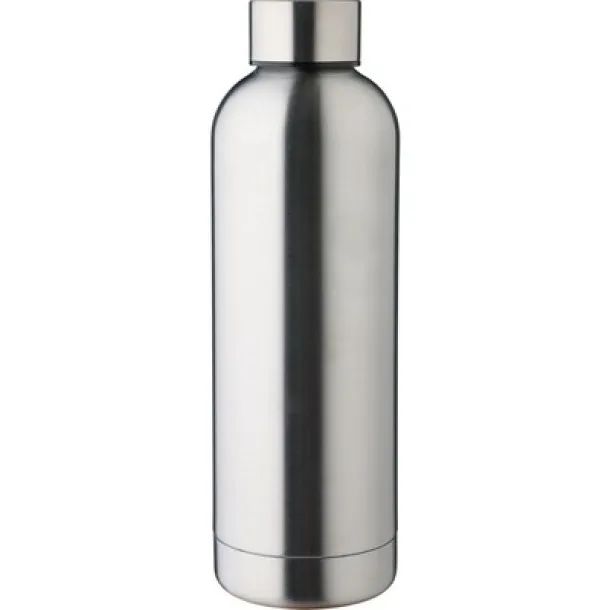  Thermo bottle 500 ml made from recycled stainless steel silver