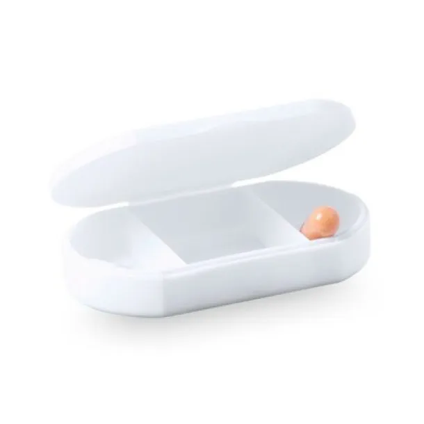  Pill box with 3 compartments white