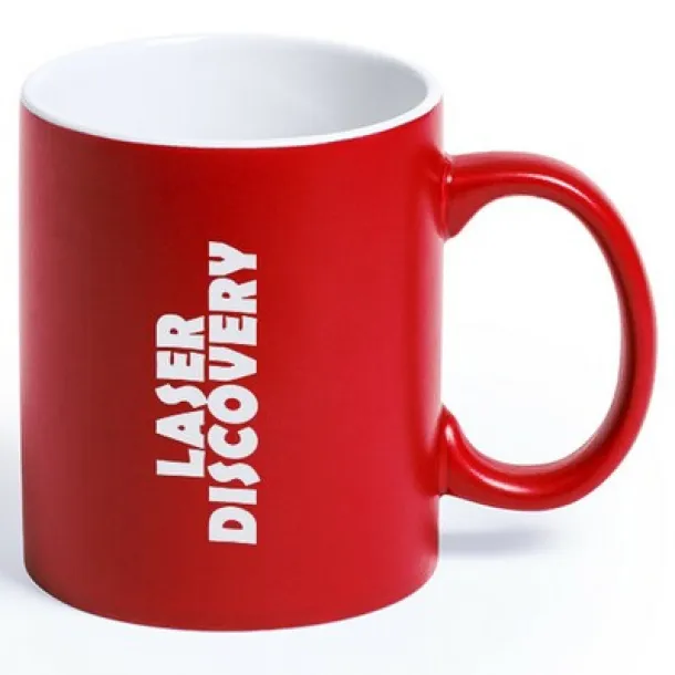  Ceramic mug 330 ml red