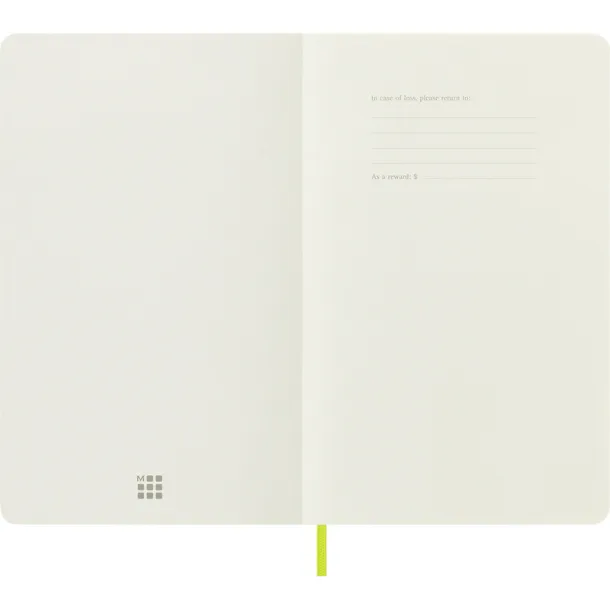  MOLESKINE Notebook approx. A5 lime