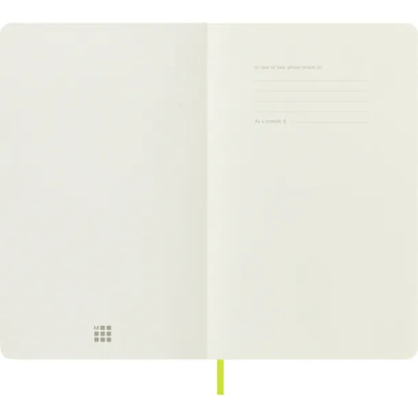  MOLESKINE Notebook approx. A5 lime