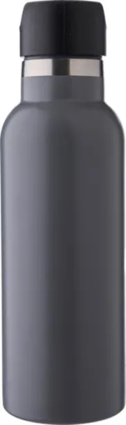 ELAINE Stainless steel double-walled drinking bottle 500 ml grey