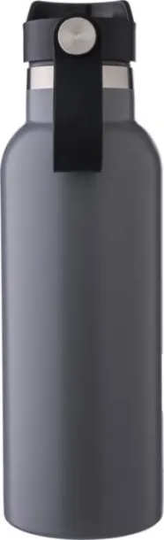 ELAINE Stainless steel double-walled drinking bottle 500 ml grey