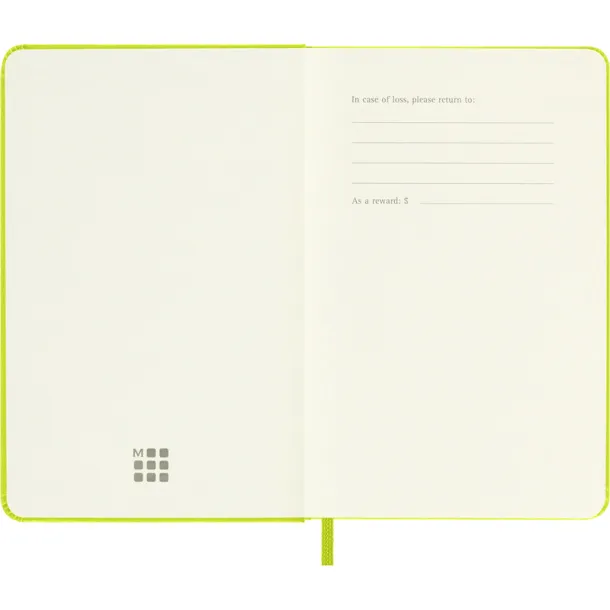  MOLESKINE Notebook approx. A6 lime