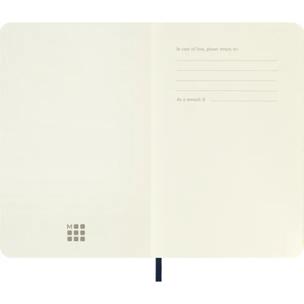  MOLESKINE Notebook approx. A6 dark blue