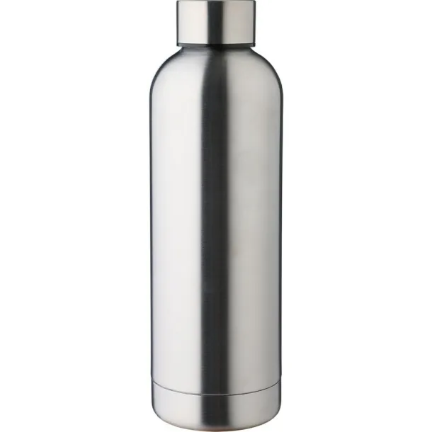  Thermo bottle 500 ml made from recycled stainless steel silver