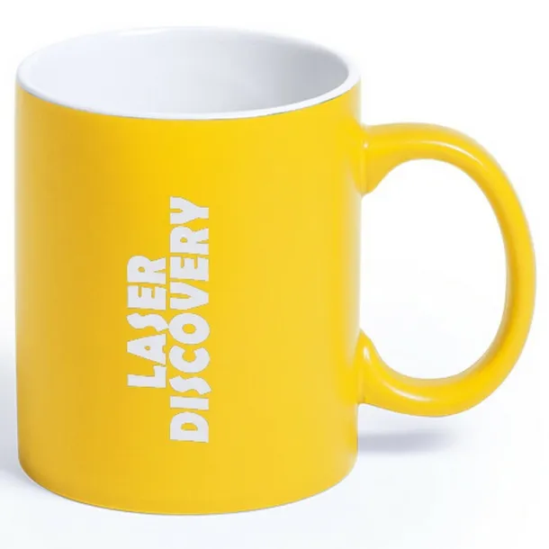  Ceramic mug 330 ml yellow