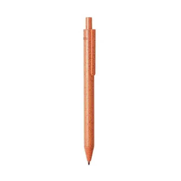  Wheat straw ball pen orange