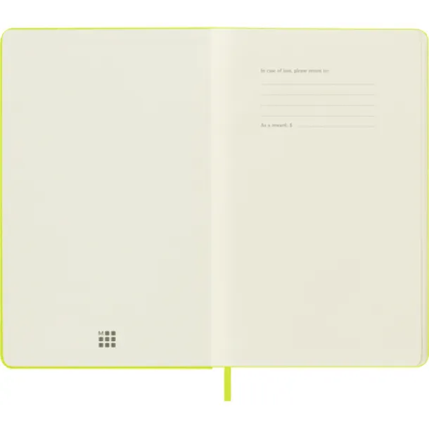  MOLESKINE notes, cca A5 Limeta