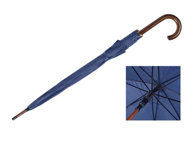 CLASSIC umbrella with automatic open - CASTELLI Blue