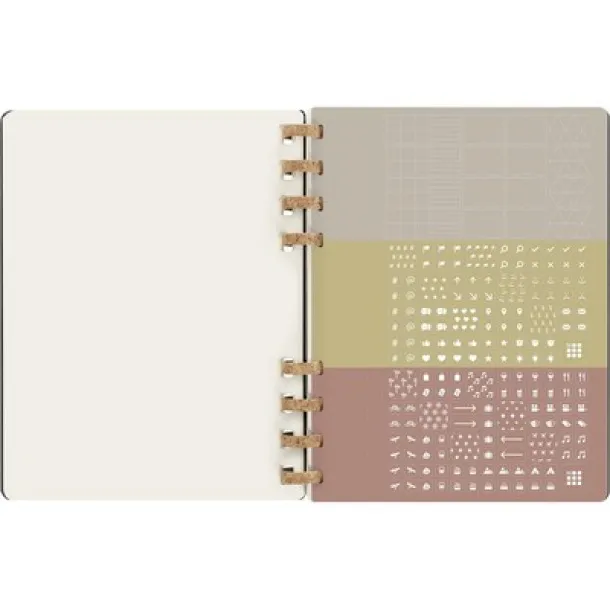  MOLESKINE Solar spiral planner Crna