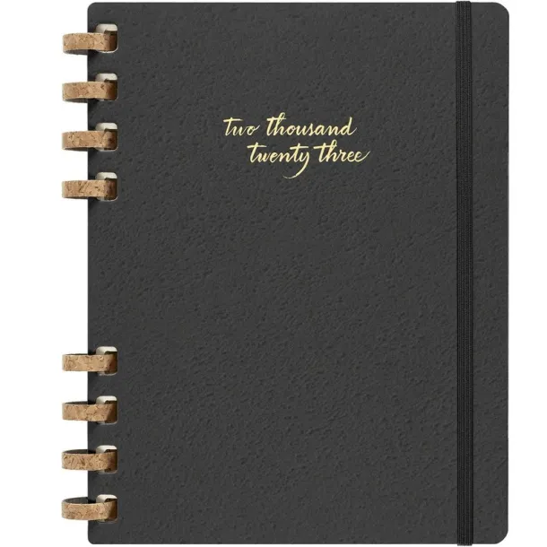  MOLESKINE Solar spiral planner Crna