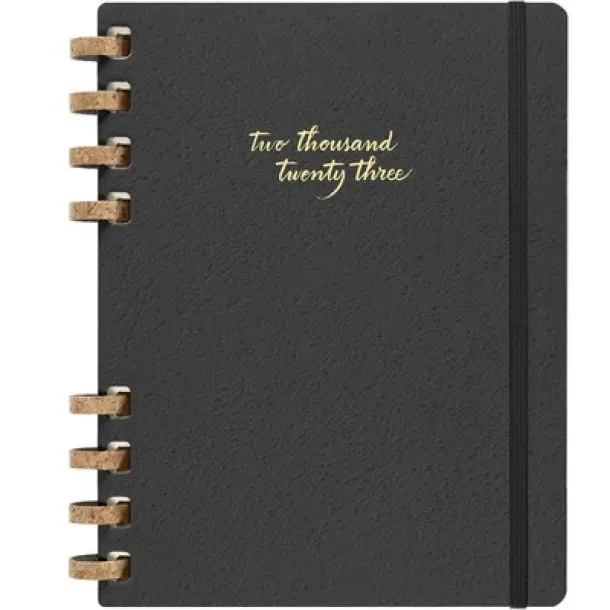  MOLESKINE Solar spiral planner Crna